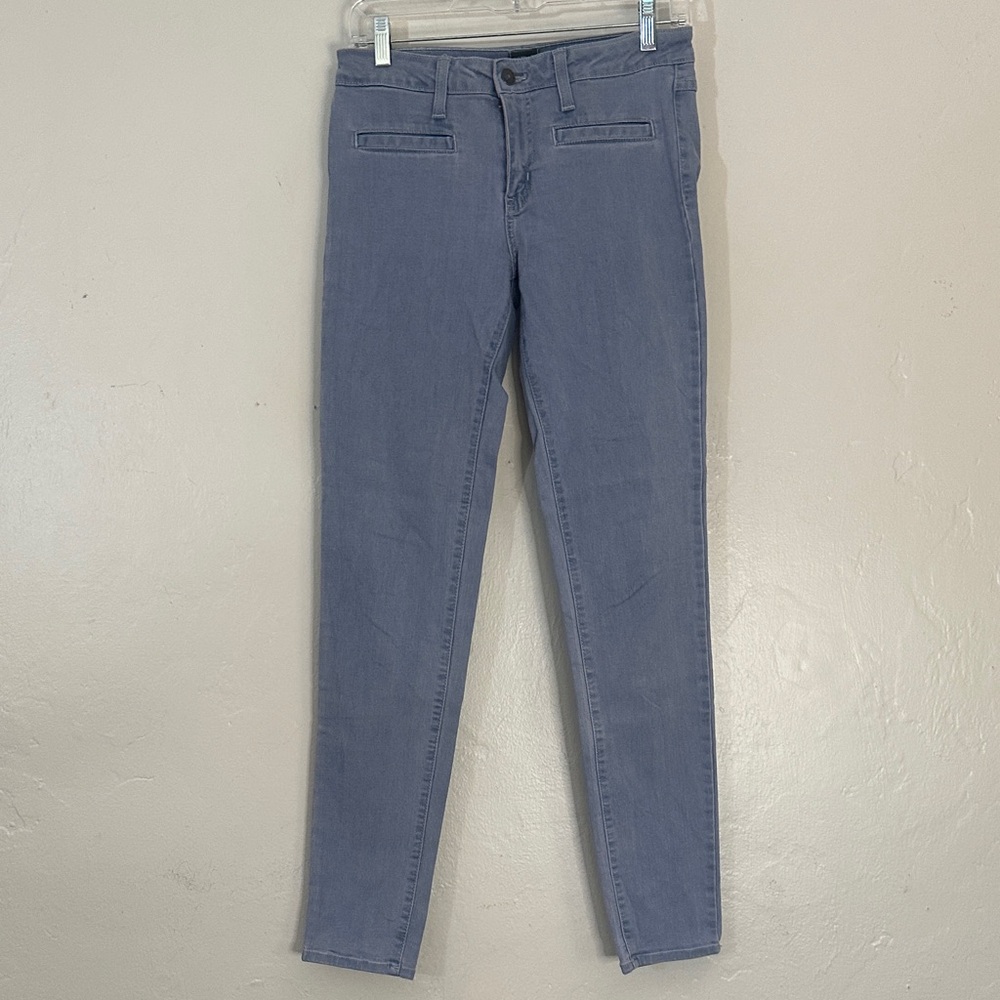 Just Black Women's Skinny Jeans in Dusty Blue